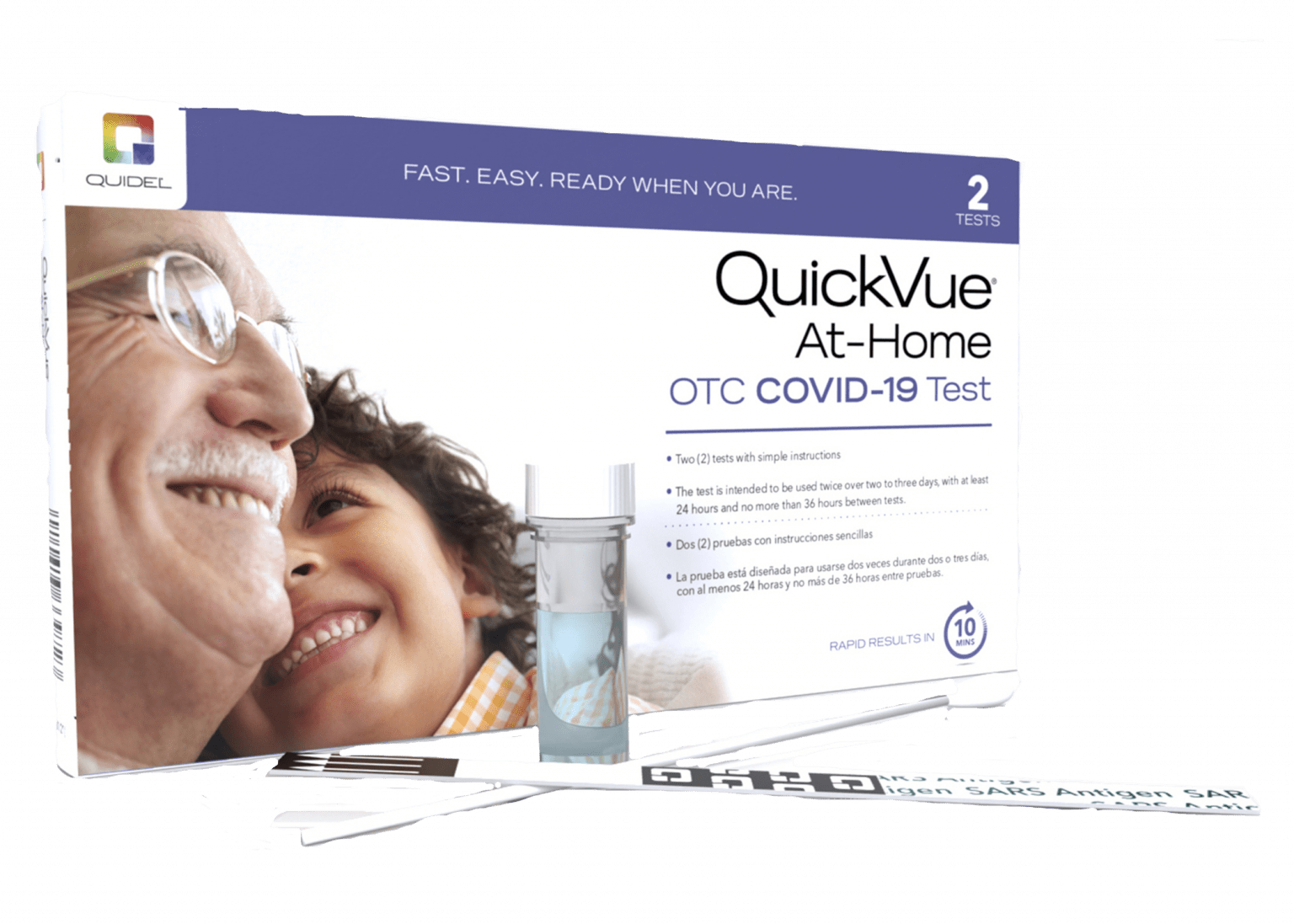 Quidel QuickVue COVID19 Rapid Antigen Test Freshstart Medical